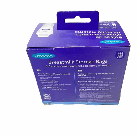 Breast Milk Storage Bags Pre Sterilized ,Pump Directly Into Bags Double Zipper - Picture 5 of 7